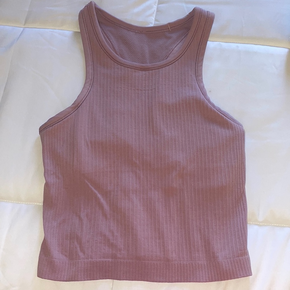 Ebb To Street Cropped Racerback Tank Top